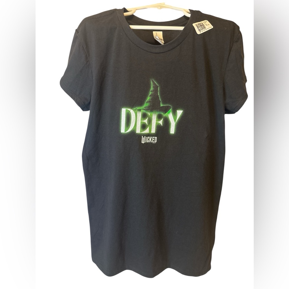 Wicked Black and Green Girls Short Sleeve Tee